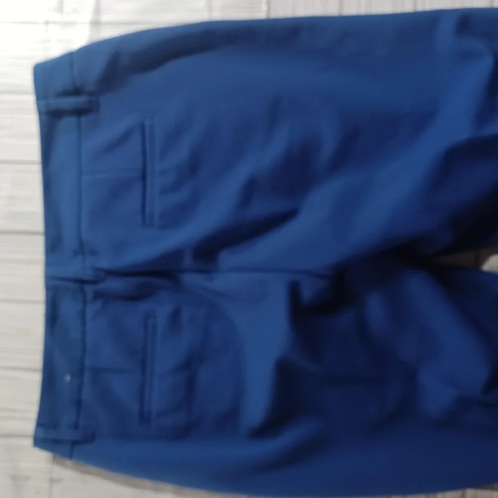 Rafaella Dress Pants Womens 4 Blue Ponte Slim Fit Stretch Workwear Career